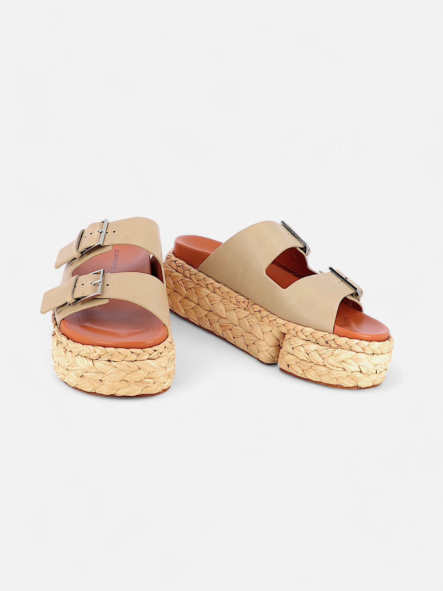 MULES - QIANA mules, vegetal calfskin beige