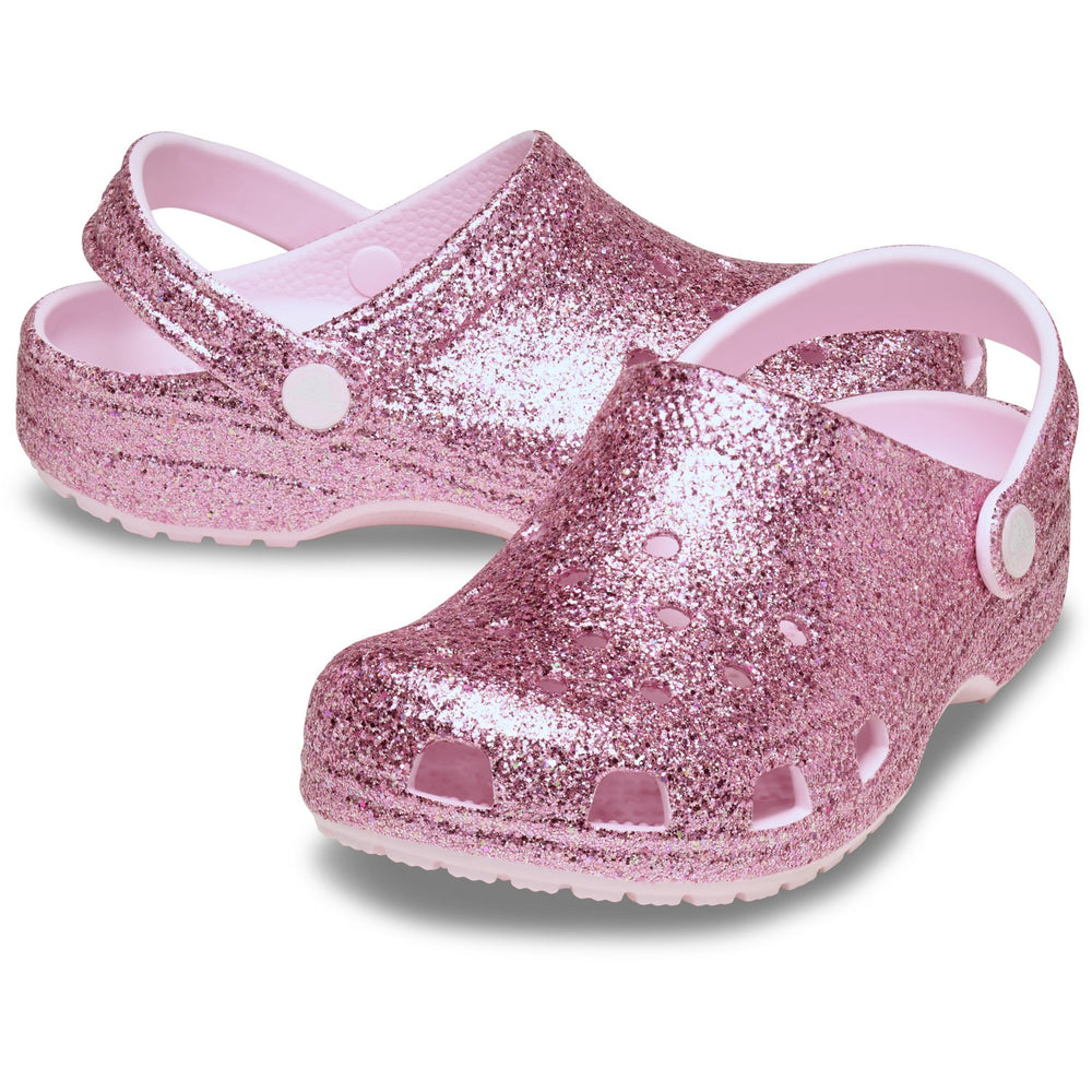 Køb Crocs Pink Milk Classic Chunky Glitter Clog K PkM
