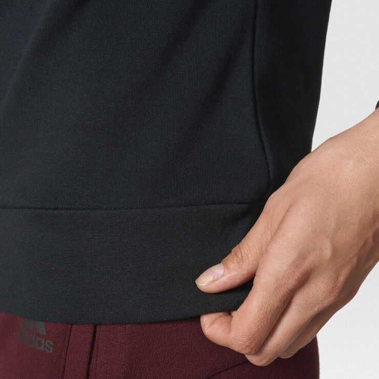 adidas Essential Lin Sweatshirt Sort