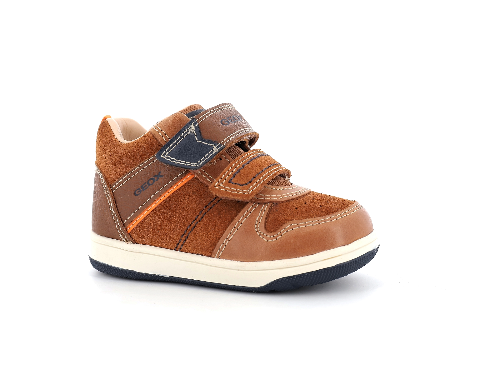 Geox-B NEW FLICK BOY-B161LA Matières combinées Multi-Marron