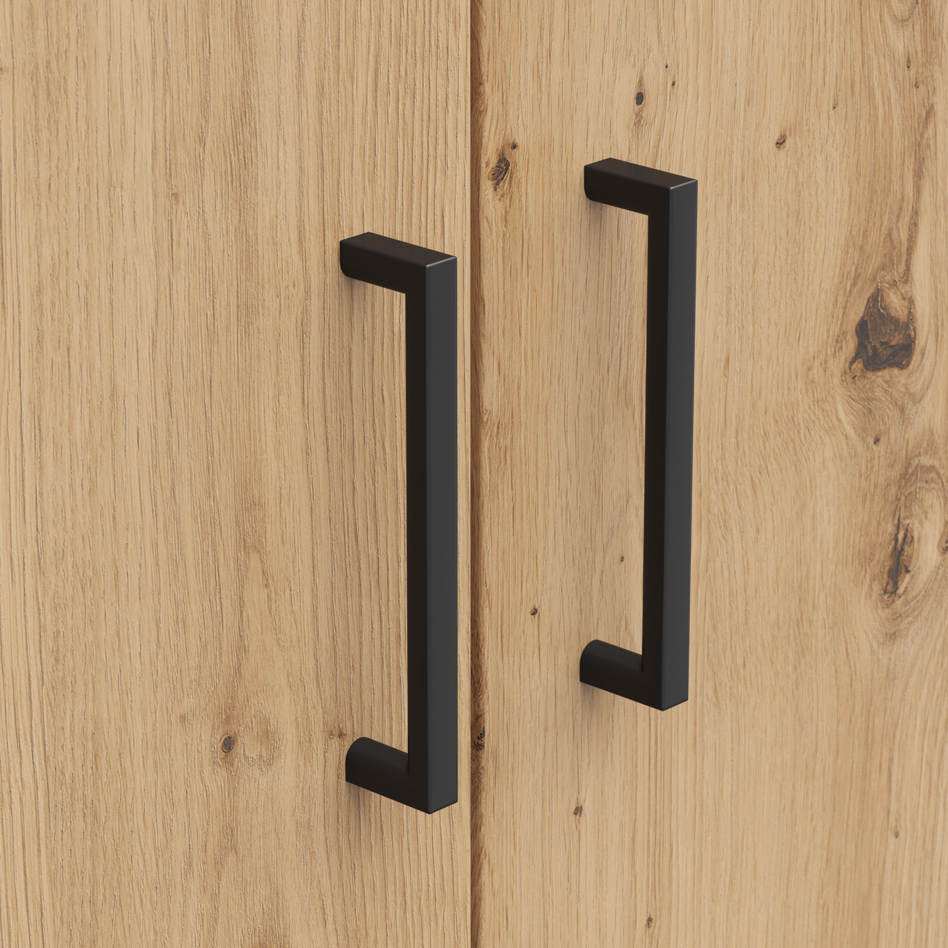 Drehtürenschrank - Artisan Eiche - Breite 70 cm