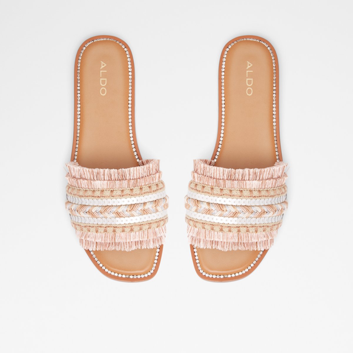 Rockyy Light Pink Women Flat Sandals