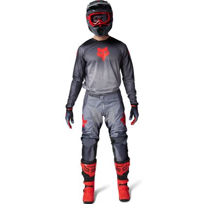 Maillot cross Fox 180 INTERFERE JERSEY 2024 - Gris / Rouge