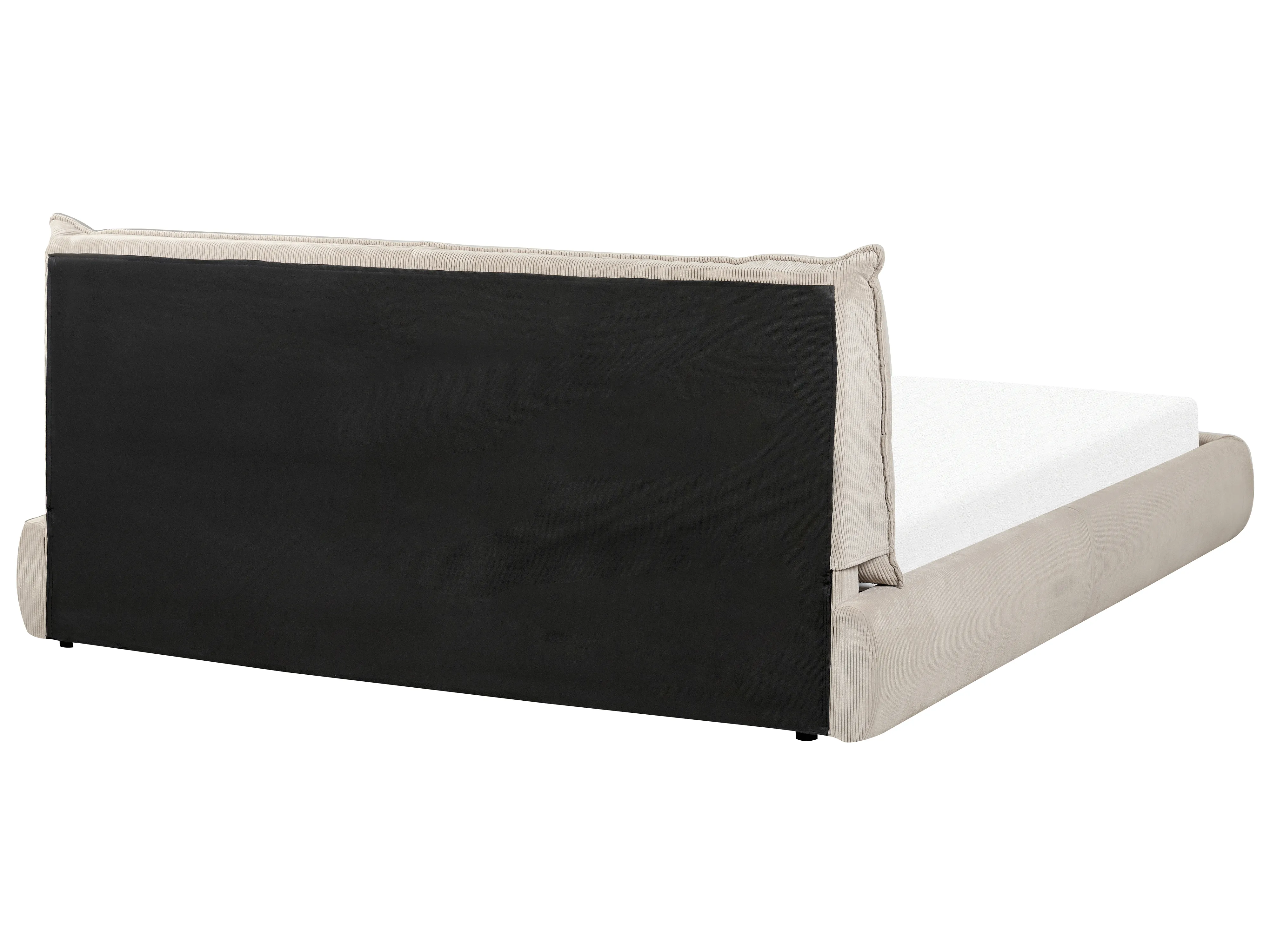 Waterbed Corduroy VINAY 180 x 200 cm Taupe