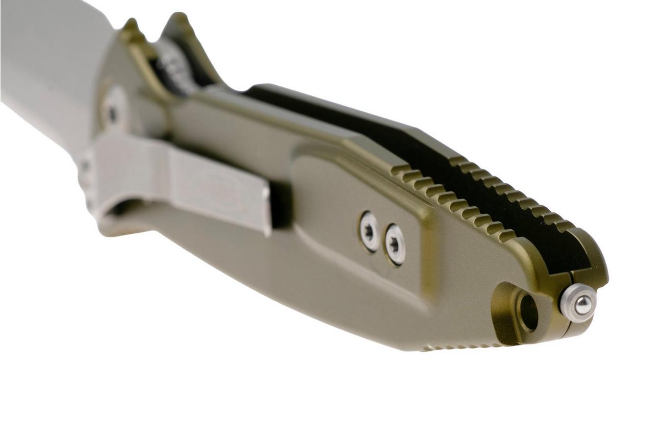 Microtech Socom Elite 161-10APOD, Stonewashed M390 Tanto, OD Green Aluminum zakmes