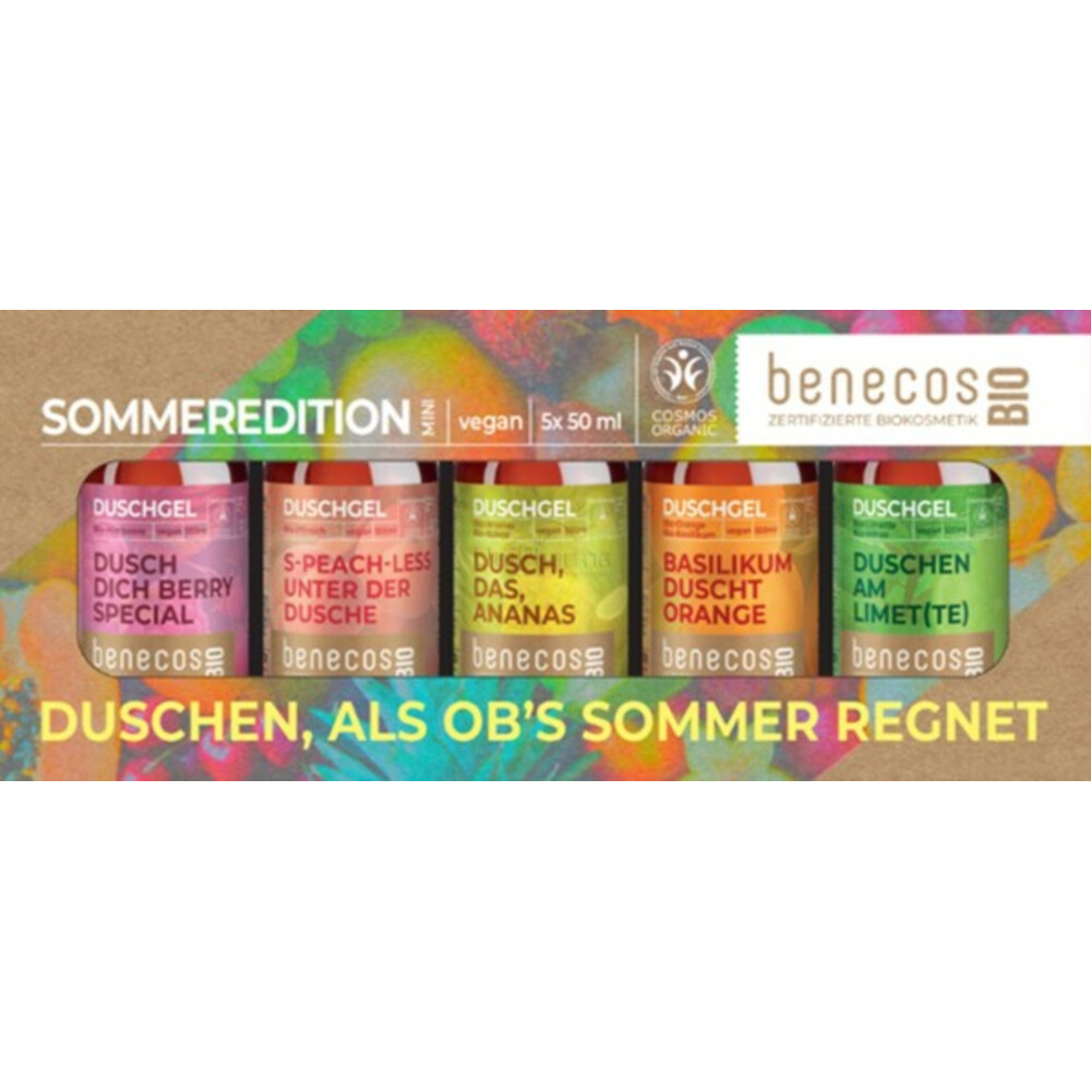 Benecos Bio Summer Edition Mini Douchegel Summer Edition1 set