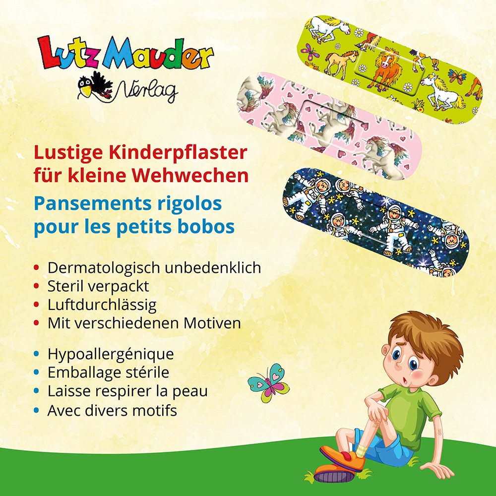 LUTZ MAUDER Kinderpflaster Meerjungfrau Coralie 10 Stk