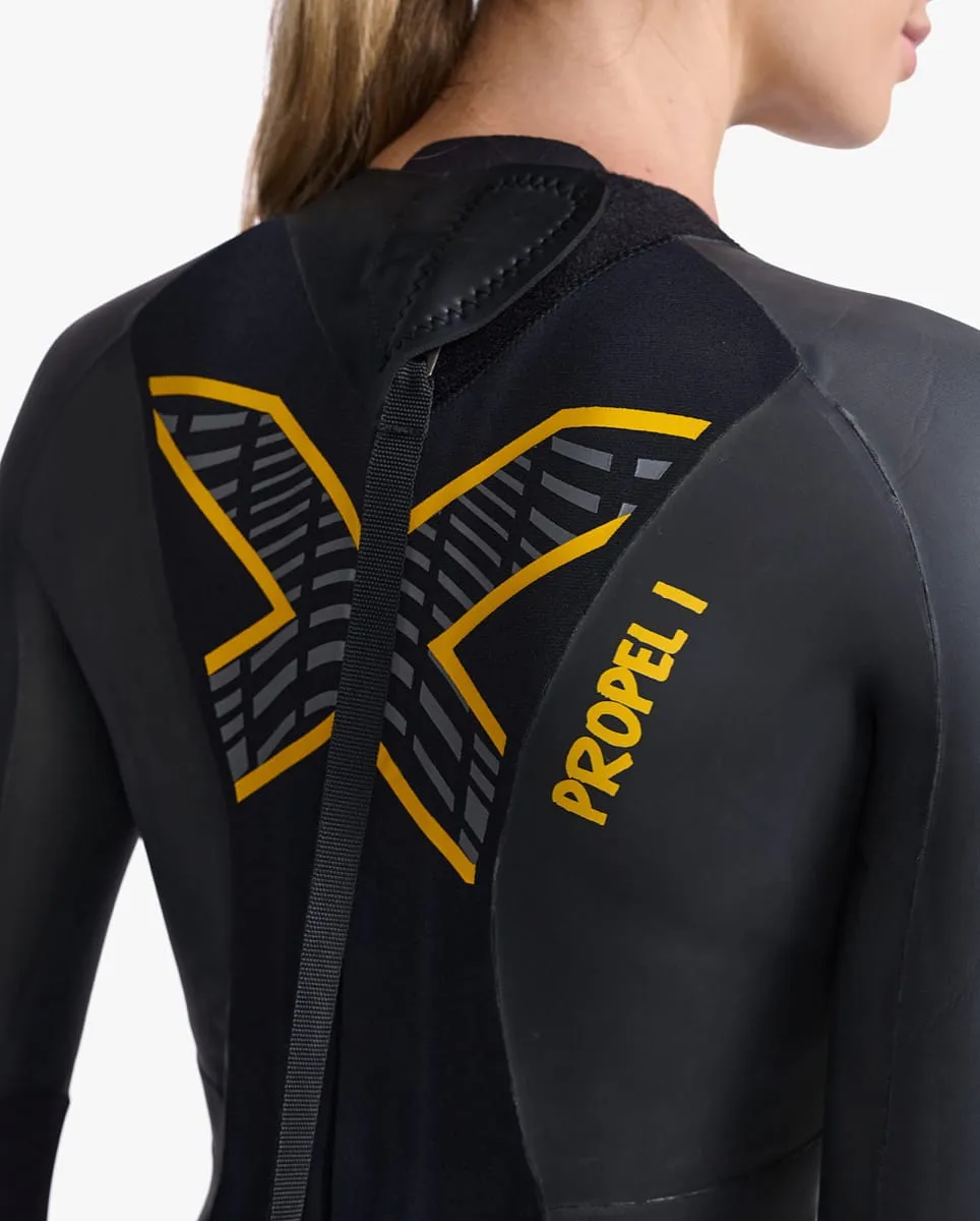 2XU Women's P:1 Propel Wetsuit Black/Ambition