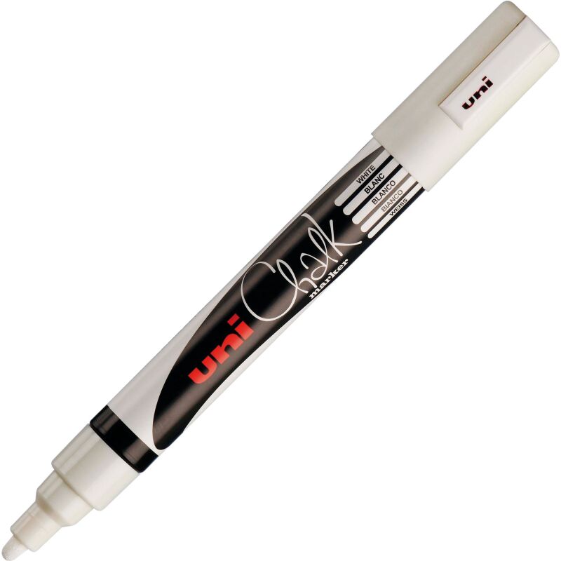 Marqueur craie effaçable Uni-Ball Chalk  pointe ogive 1,8 à 2,5 mm