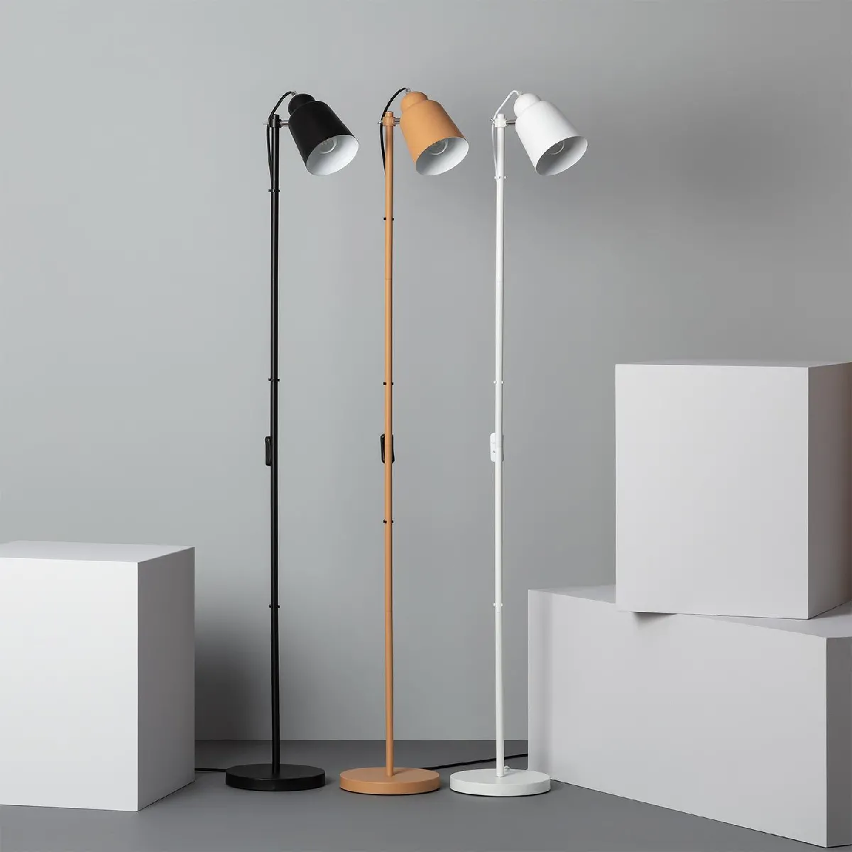 Ledkia Lampadaire Ulux Blanc