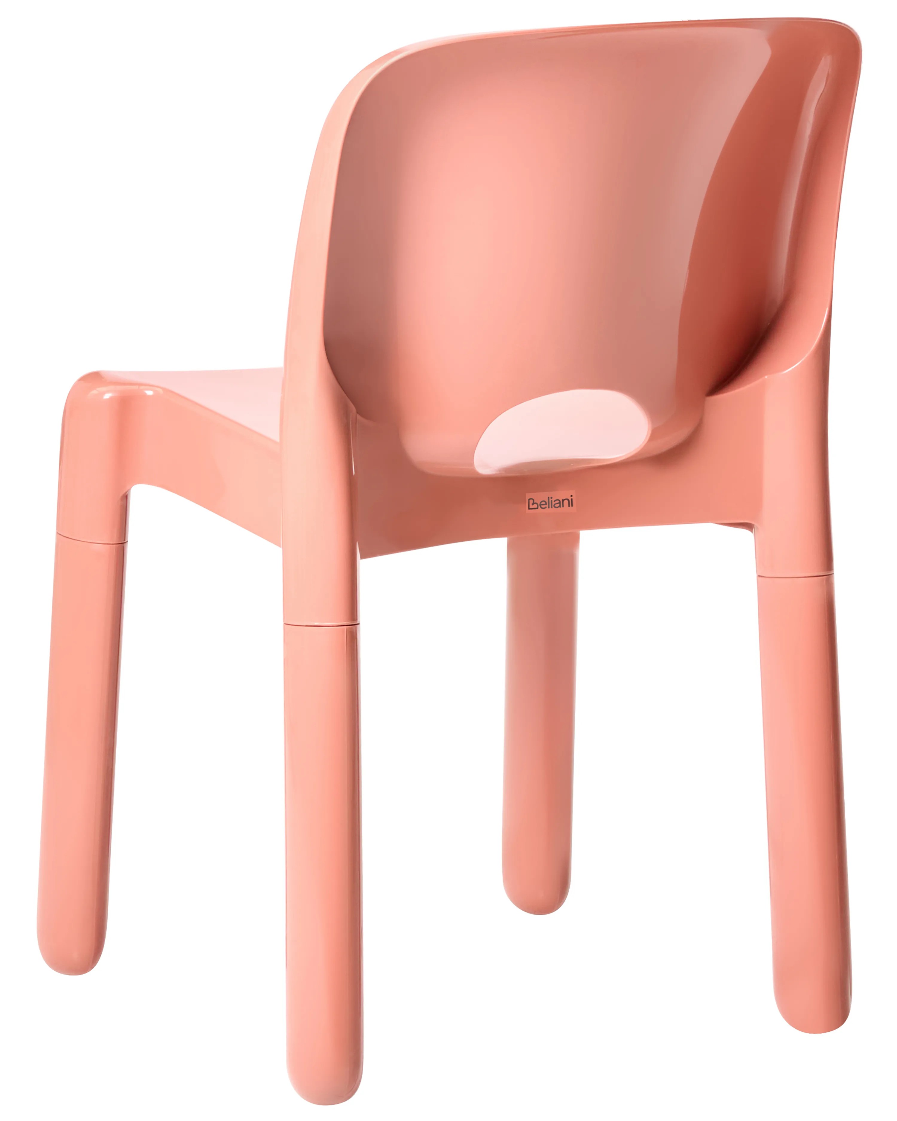 Set van 4 tuinstoelen BETIM Koraalrood