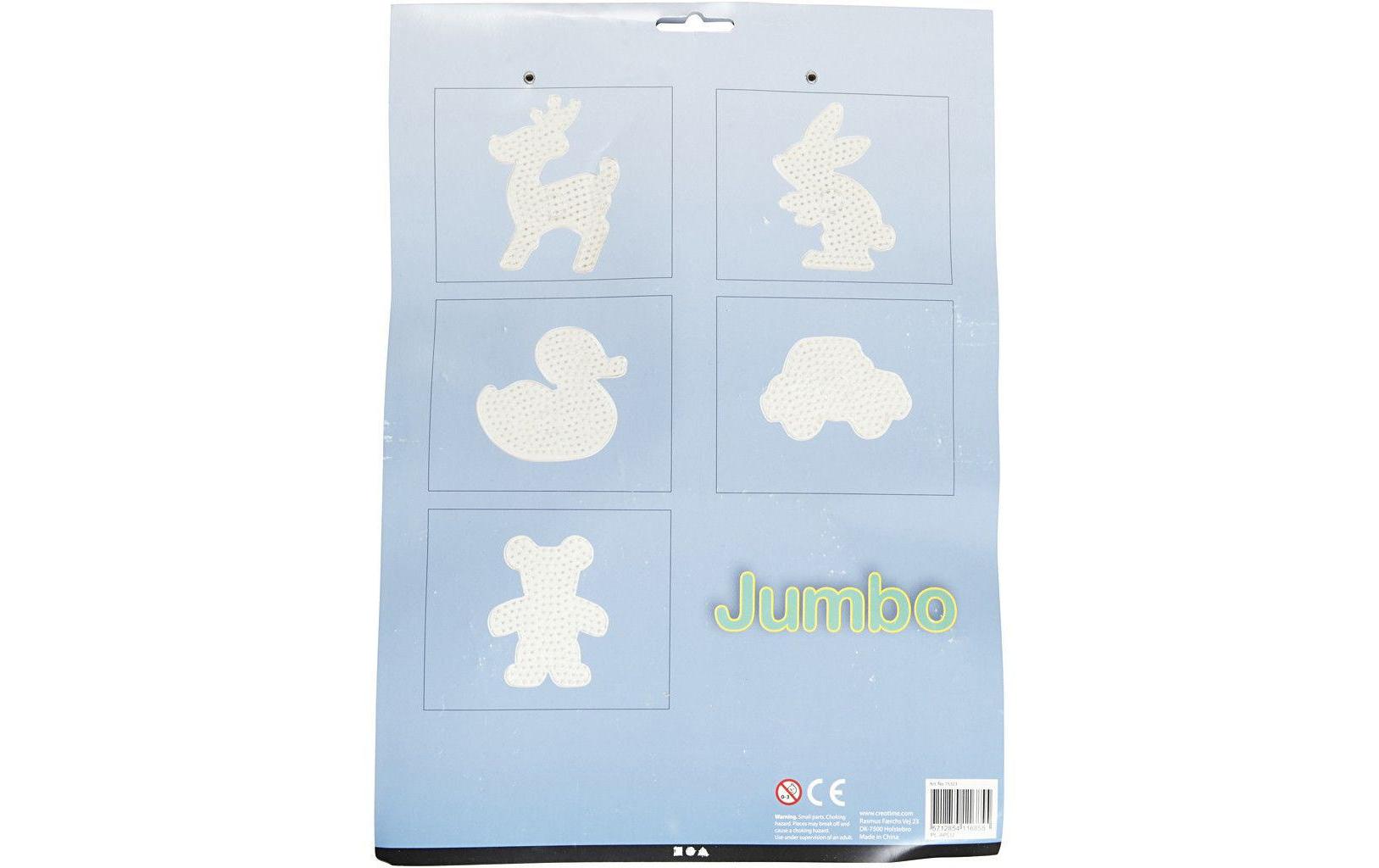 Bügelperlen Platten Jumbo TransparentPerlen