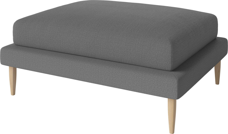 Bolia Veneda poef large donkerbeige