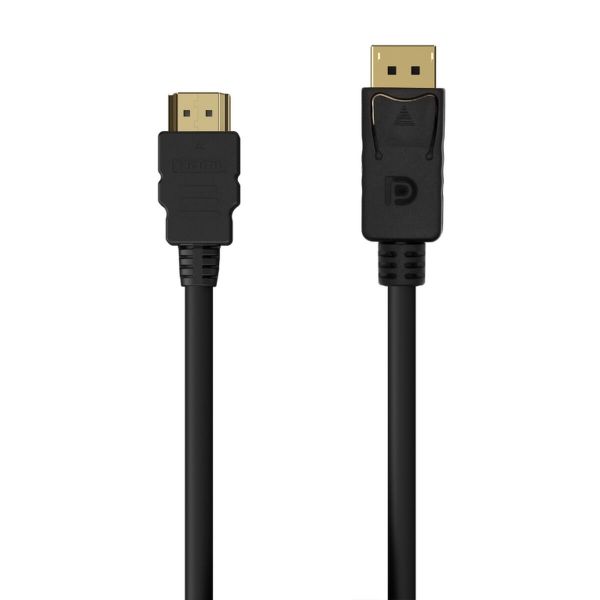 Aisens Cabo Conversor Displayport Macho para HDMI Macho 1.5M - A125-0551