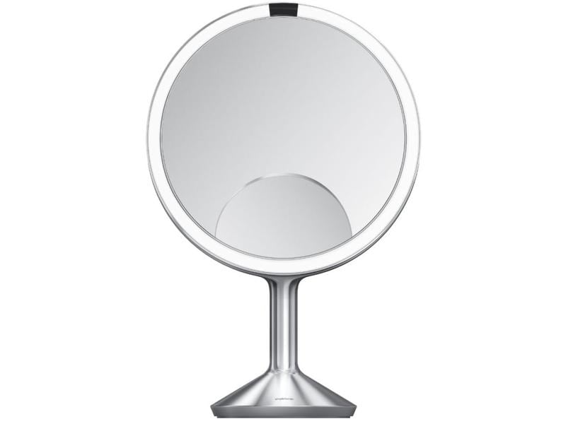 Simplehuman Kosmetikspiegel mit Sensor Trio max Silber Sensorspiegel mit Touch-Helligkeitsregelung