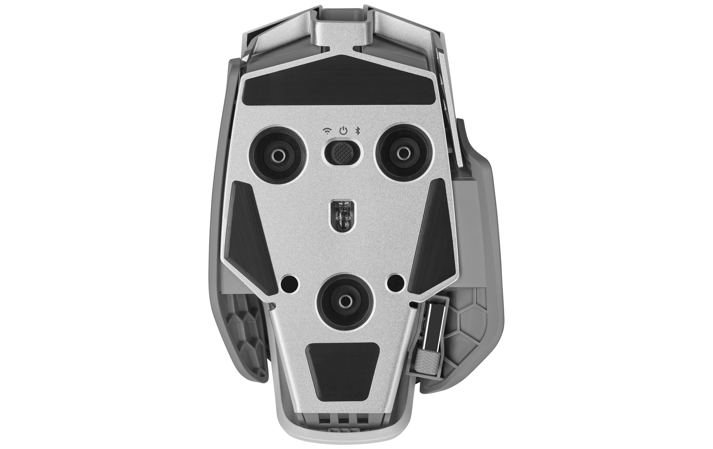 Gaming-Maus M65 RGB Ultra Wireless Weiss<br>Kabellose Gaming-Mouse mit geringem Eigengewicht und programmierbaren Tasten, speziell konzipiert für FPS-Spiele