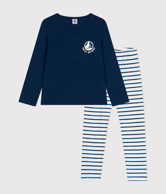 Pyjama enfant manches longues en coton