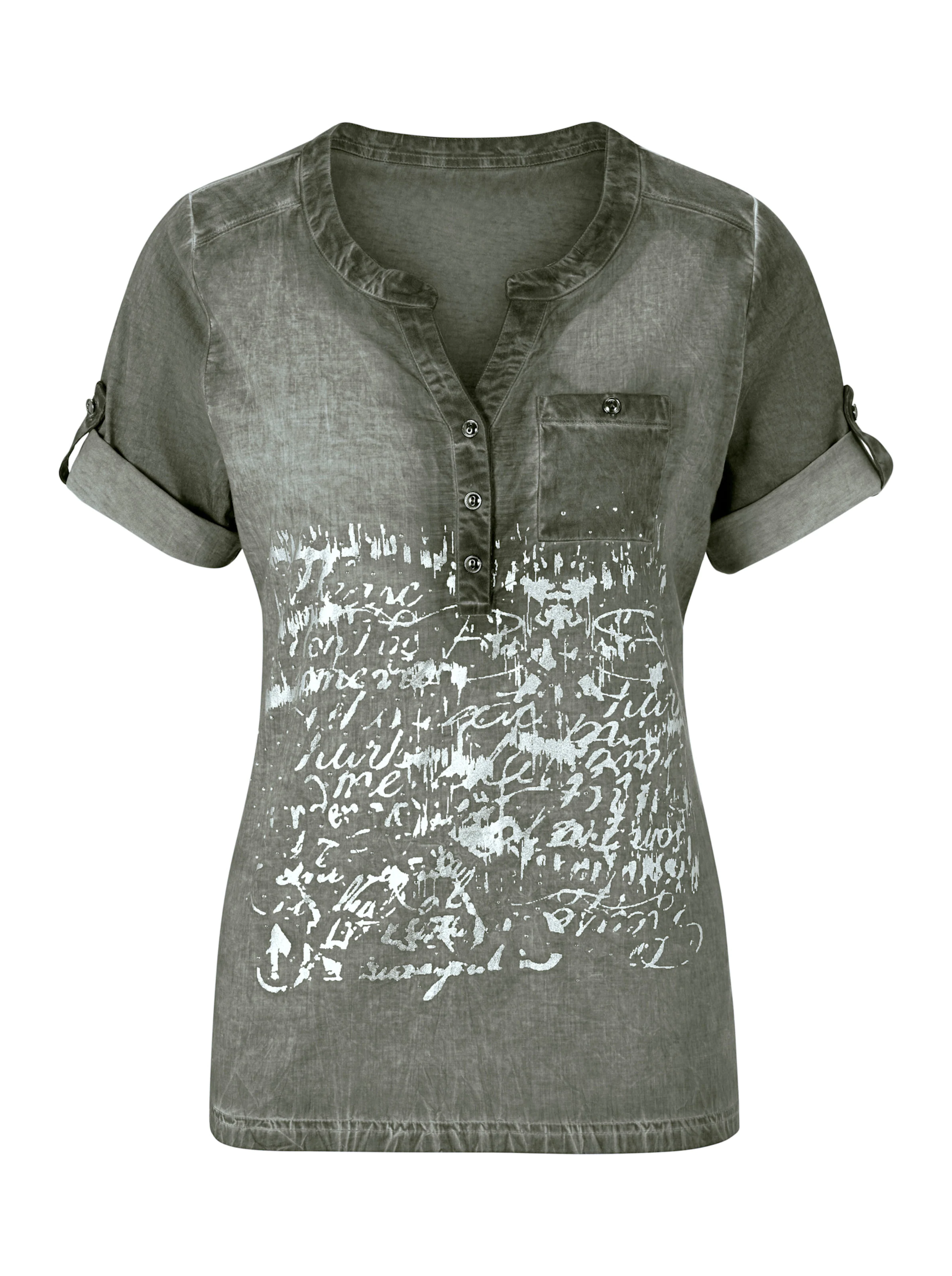 Blusenshirt in grün
