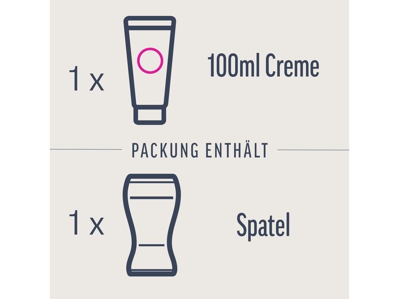 Veet Enthaarungscrème Bikinizone & Achseln 100 ml Haarentfernungs-Creme für Bikinizone & Achseln