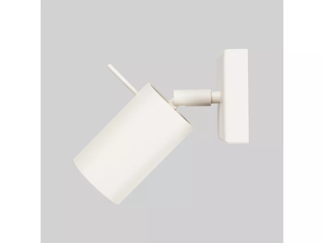 Applique Lagos moderne en acier - 1 sources lumineuses - L.8 x H.8 cm - beige