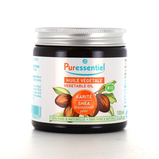 Huile végétale de karité Puressentiel Bio