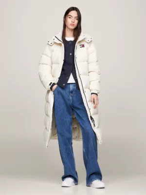 Casaco puffer Alaska de comprimento maxi