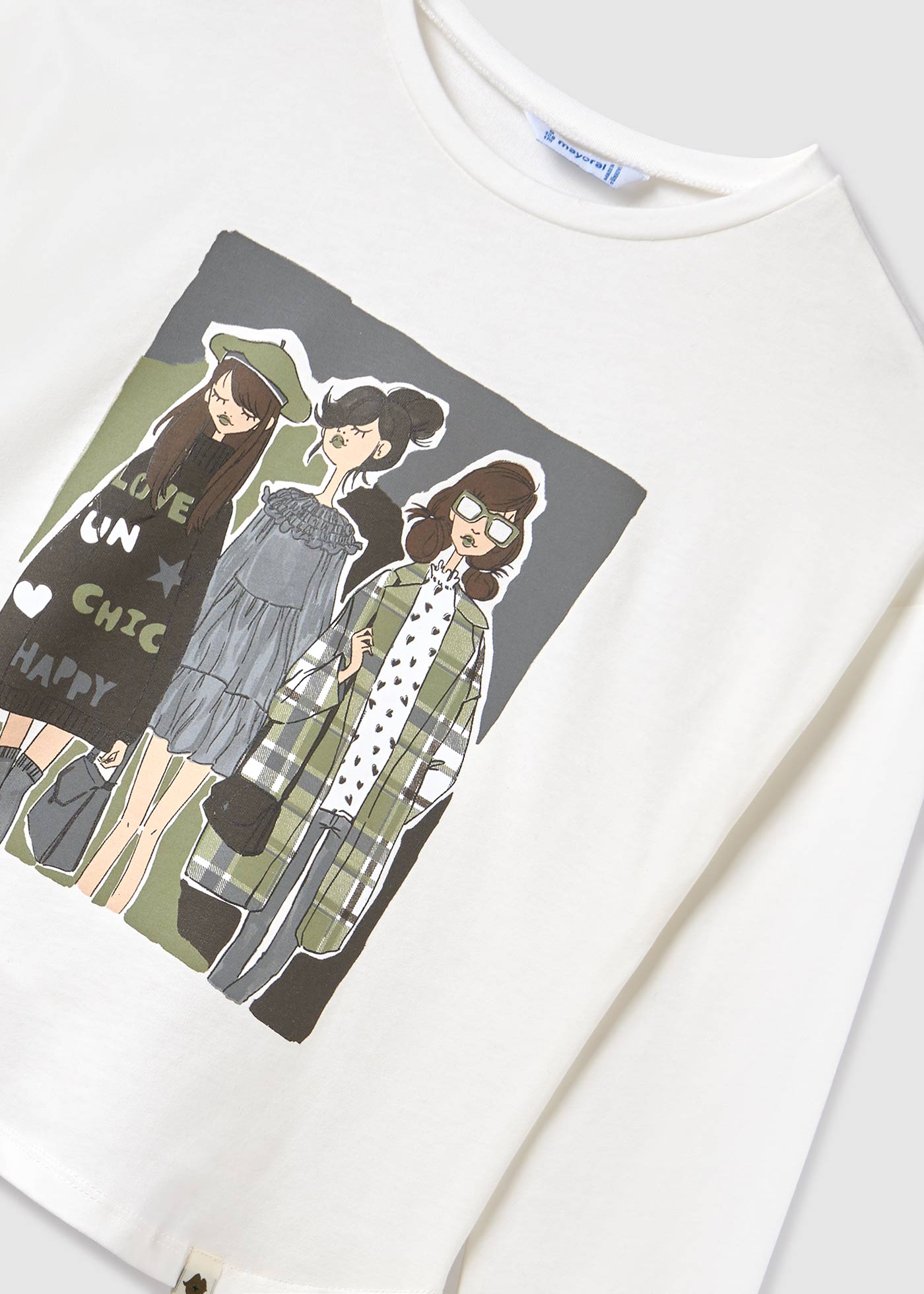 Camiseta estampada Better Cotton para meninas