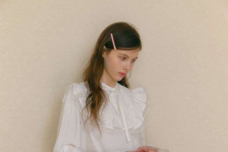 Sincethen - Blouse met wijde mouwen en ruches