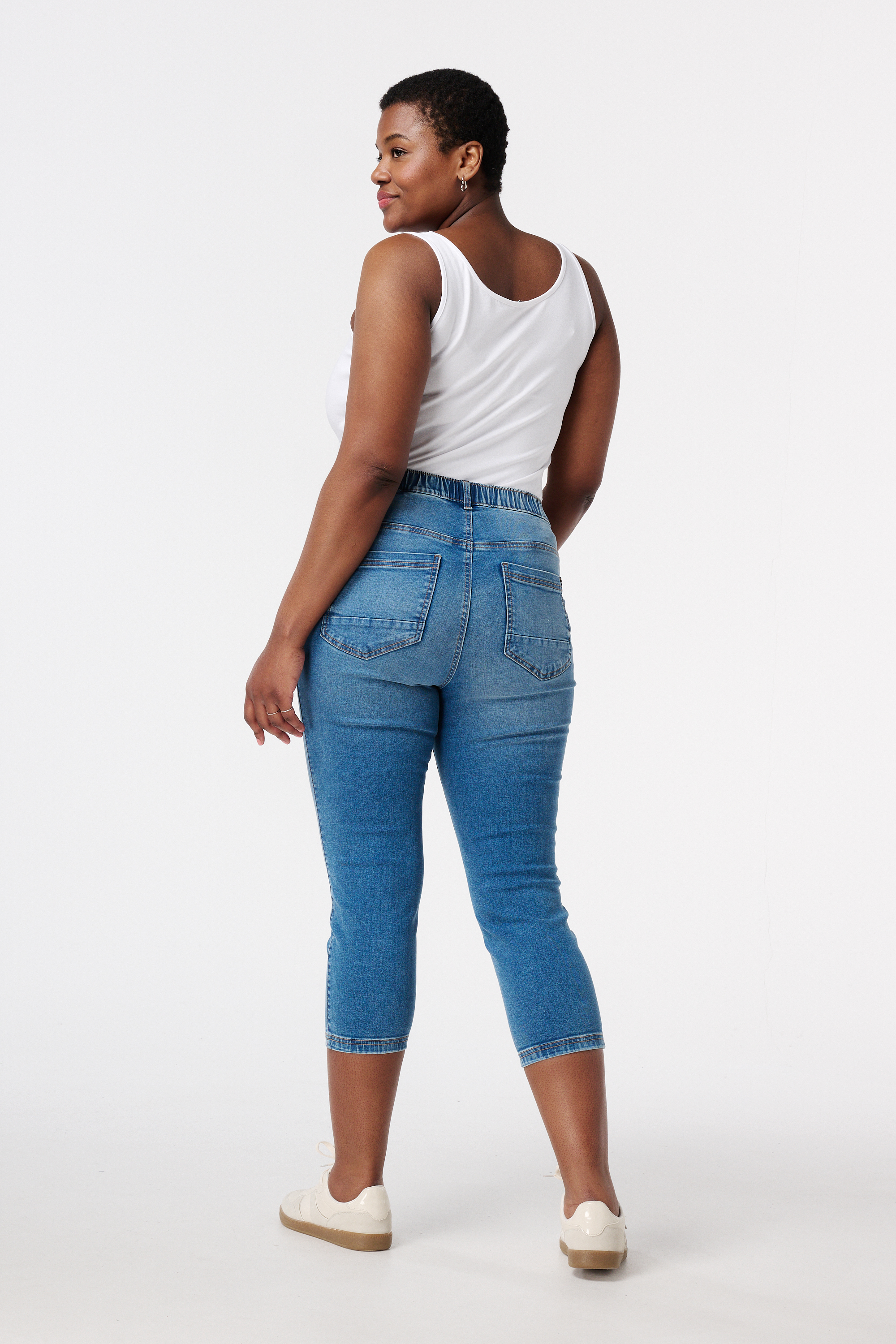 Capri tregging Stonewash Denim
