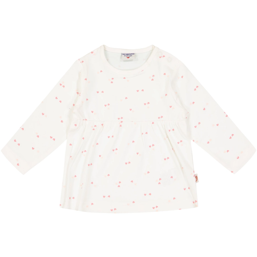SALT AND PEPPER Langarmshirt AOP off-white