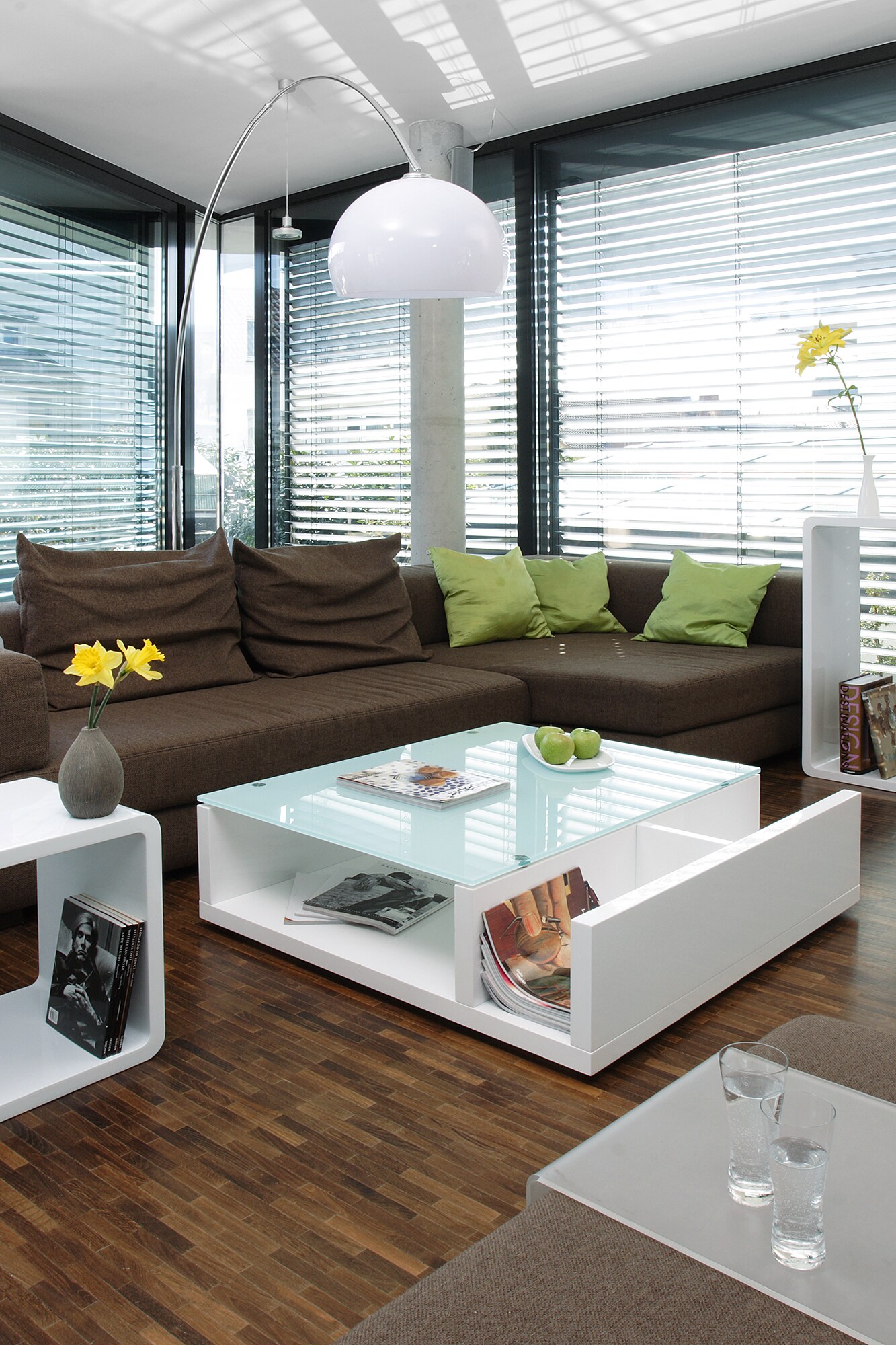 Couchtisch 100x100 weiß Glastisch Beistelltisch Sofatisch Wohnzimmertisch Tisch