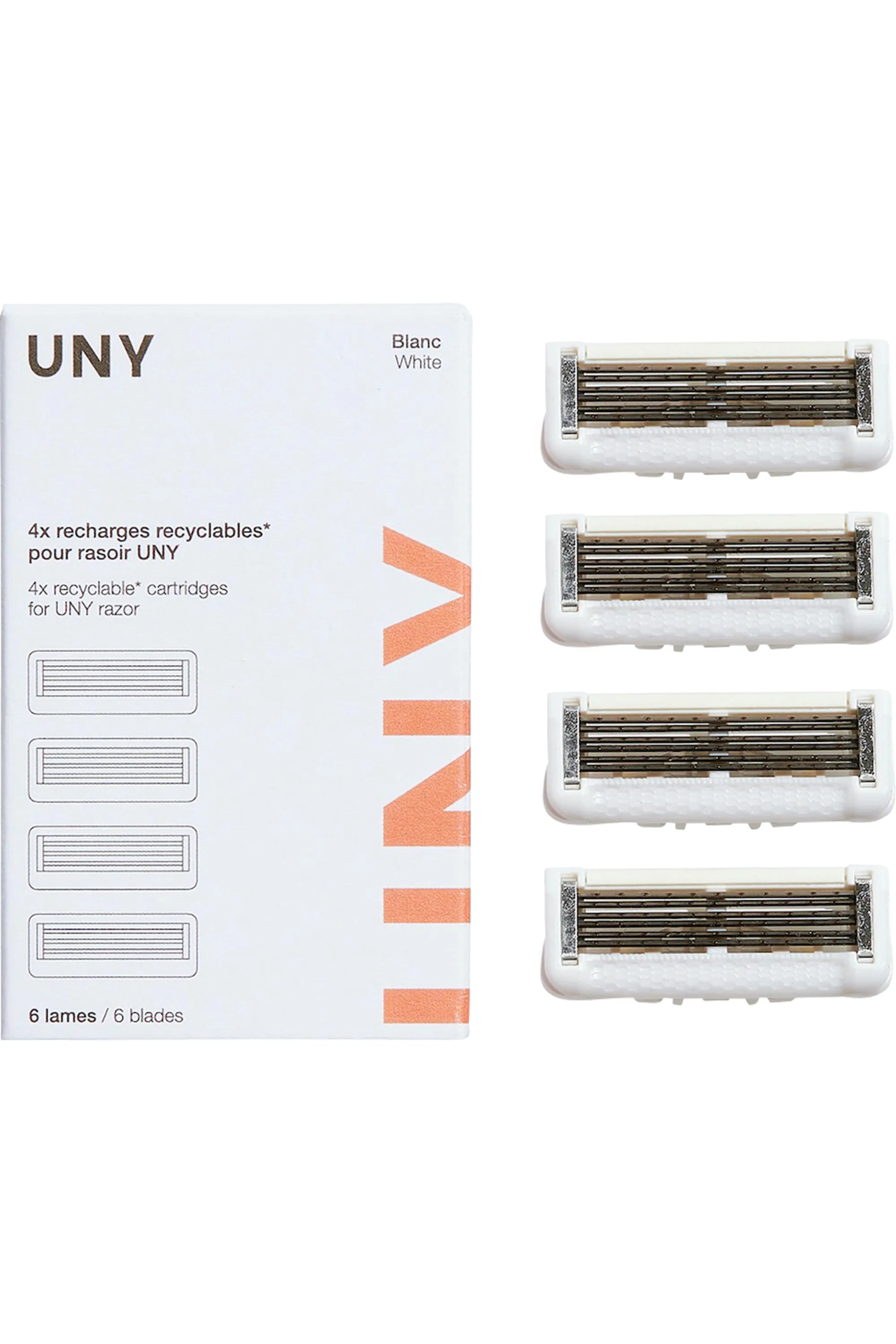 UNY Rasoir pour tou.te.s à lames recyclables-84 g