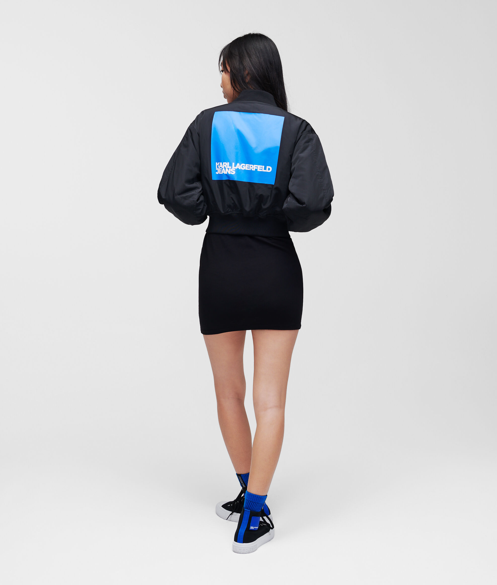 BLOUSON AVIATEUR CROPPED KLJ