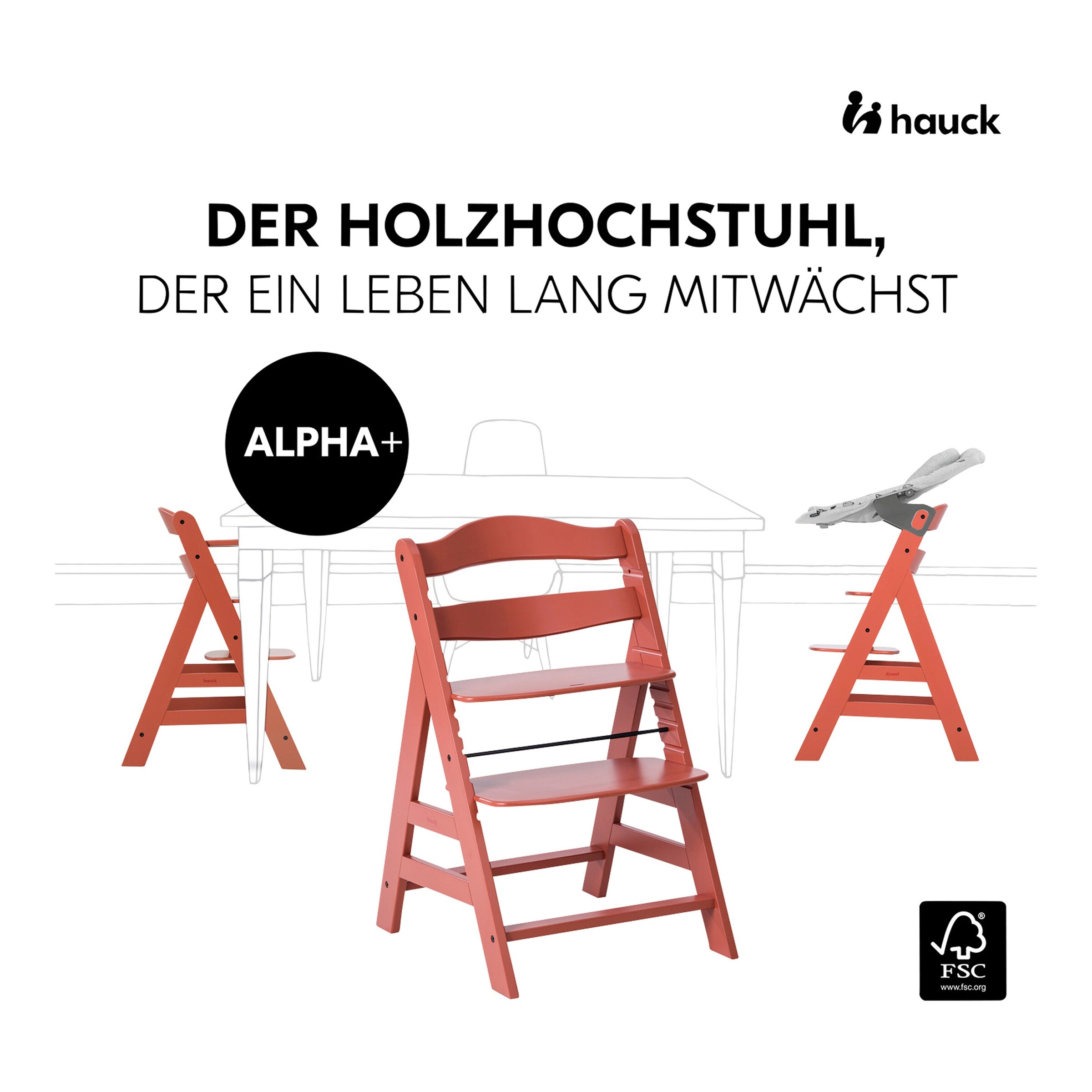 Hauck Hochstuhl Alpha + cork