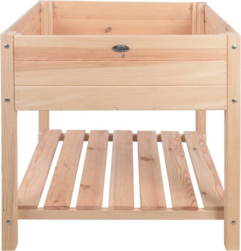 Verhoogde Plantenbak - Hout - 78,8 x 78,8 x 78 cm