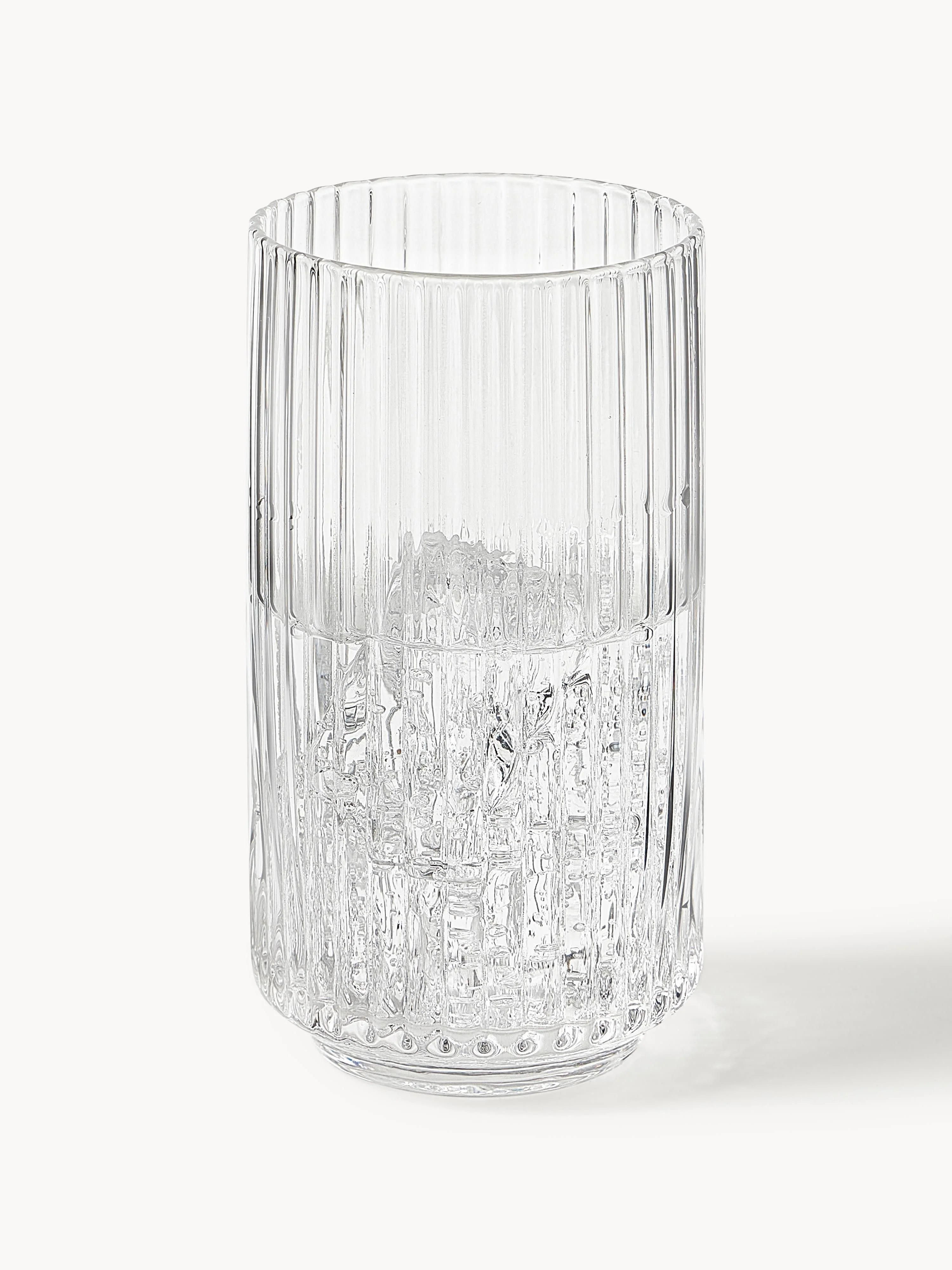 Mondgeblazen highballglazen Aleo, 4-delig