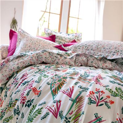 Linge de lit imprimé oiseaux - BECQUET CRÉATION