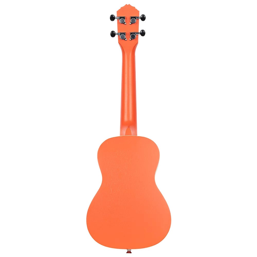 Ortega RUPUKI Earth Series Concert Size Ukulele Pumpkin Orange concert ukelele