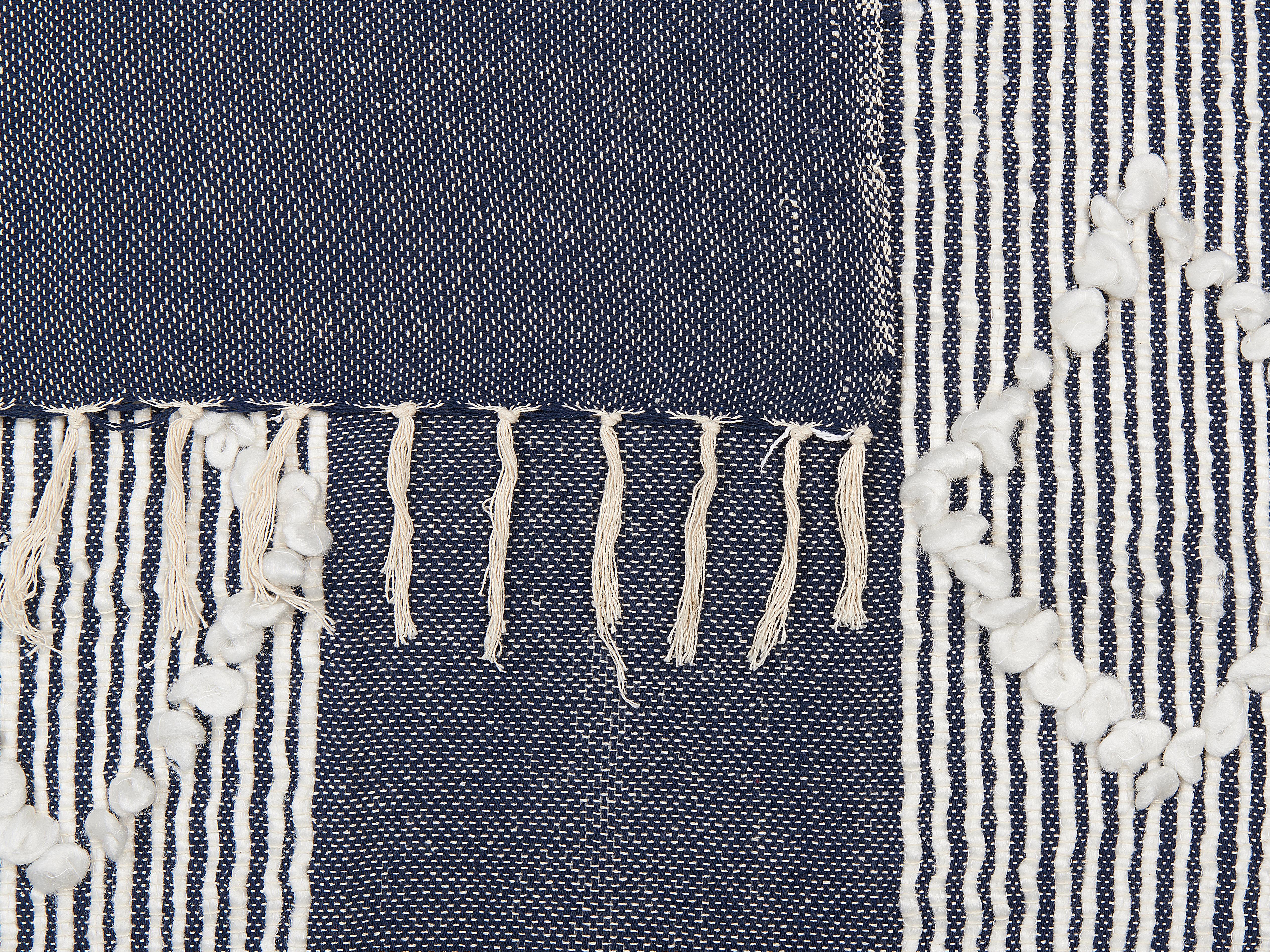 Plaid NEMLI Stof 130 x 150 cm Donkerblauw