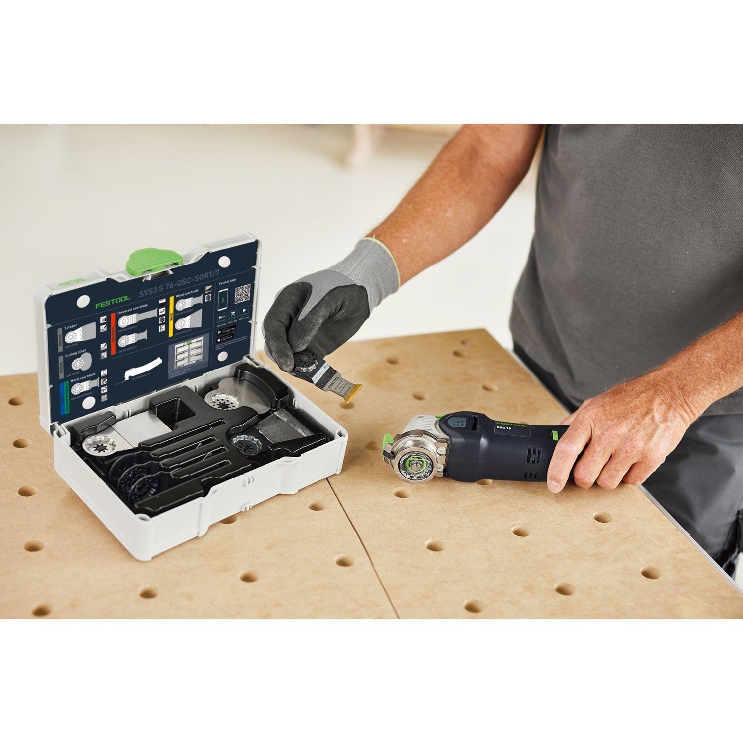 Festool SYS3 S 76-OSC-SORT/7 Multitool Zaagbladenset - 578116