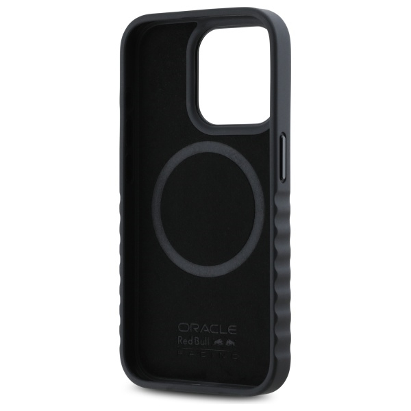 iPhone 15 Pro MagSafe Leder Hardcase Hülle (RBHMP15L24PUILVR) - Navy