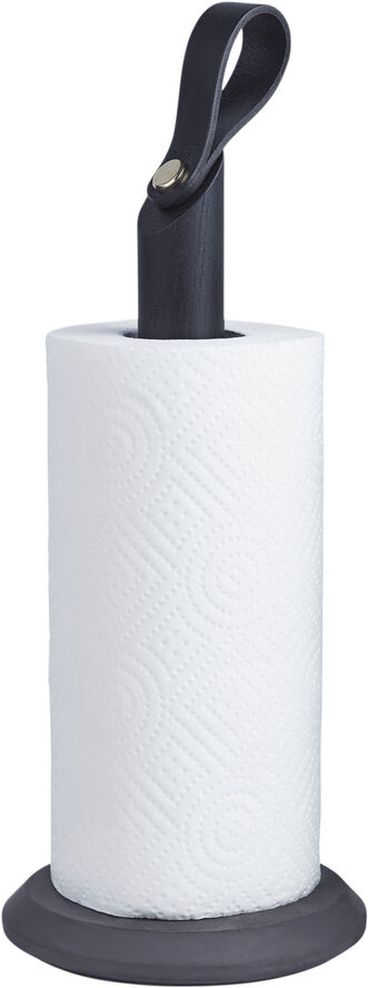 GEJST GRAB Kitchen Roll Holder Black Oak Sort