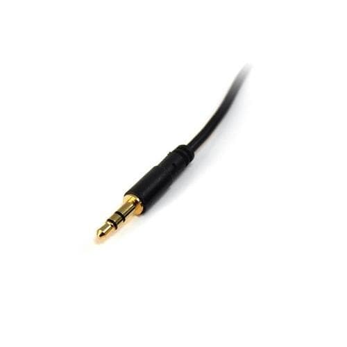 StarTech.com MU3MMS, 3.5mm, Hanstik, 3.5mm, Hanstik, 0,91 m, Sort