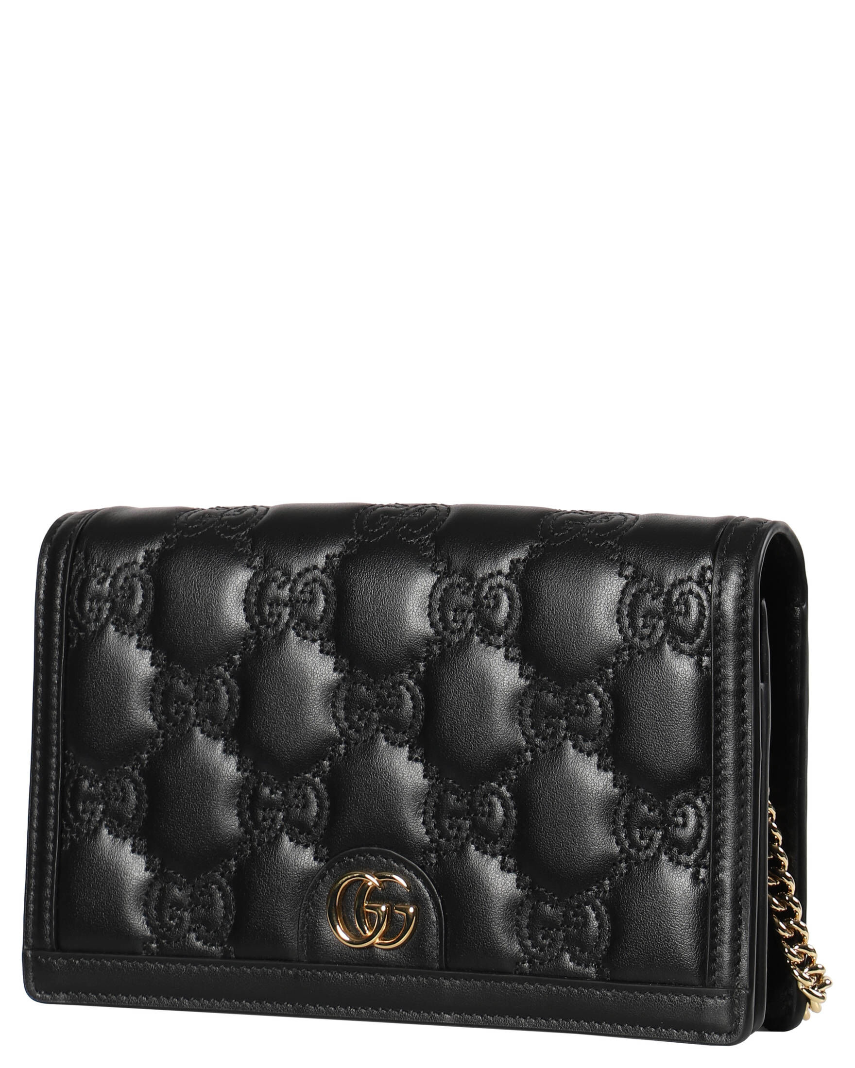 Gucci| Damen Brieftasche WALLET ON CHAIN mit abnehmbarem Riemen