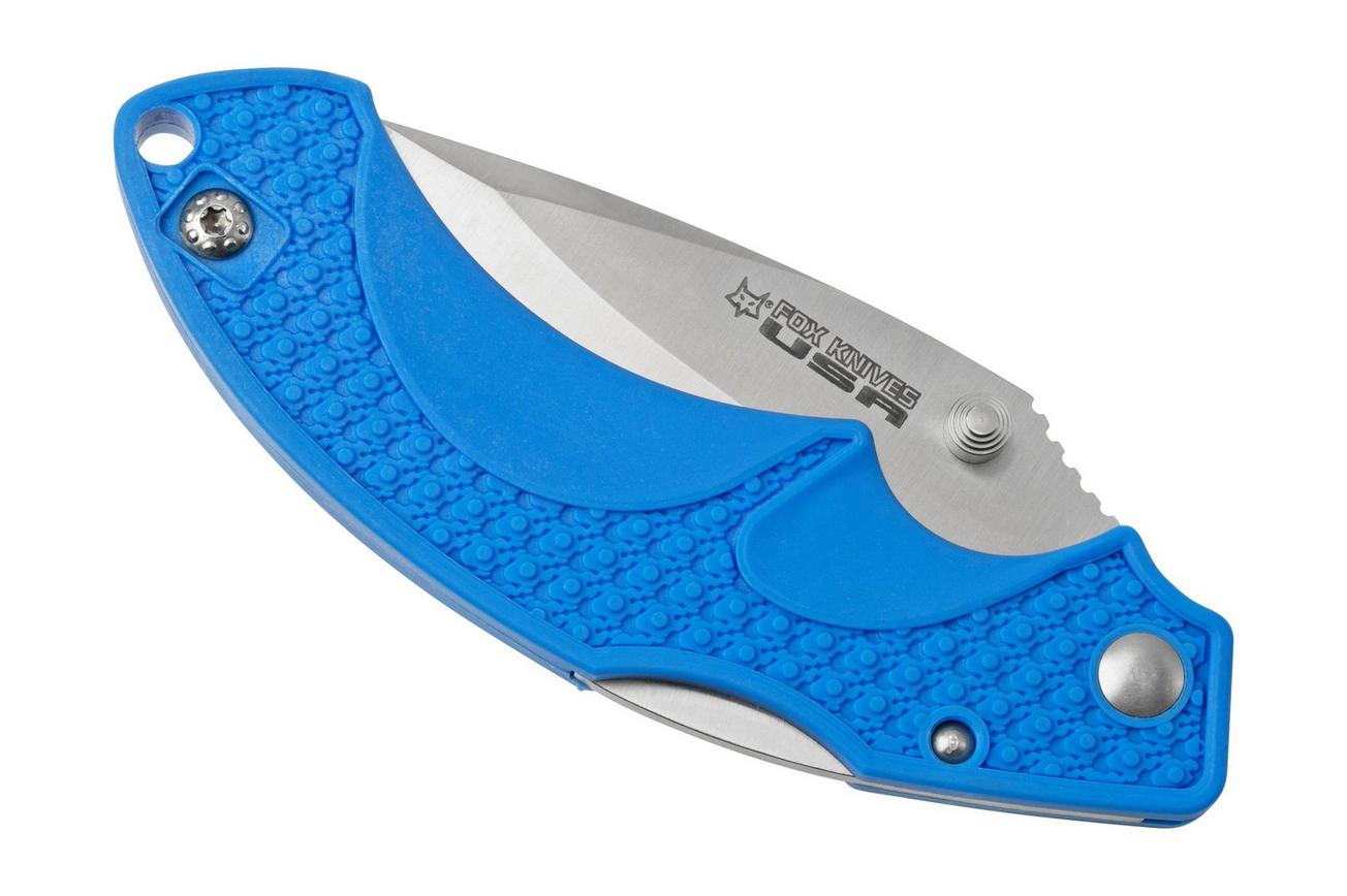 Fox Knives USA Forza Blue Clippoint FKU-AMI-CP BLU zakmes, Mike Vellekamp design