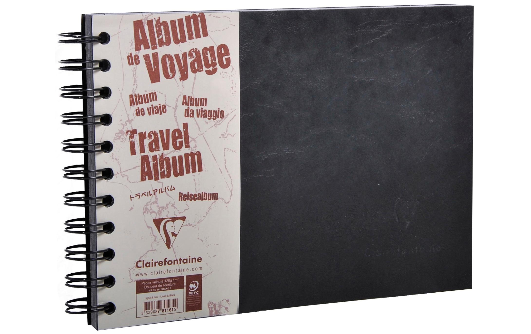 Fotoalbum AgeBag A5 quer, 40 Blatt, SchwarzReisealbum
