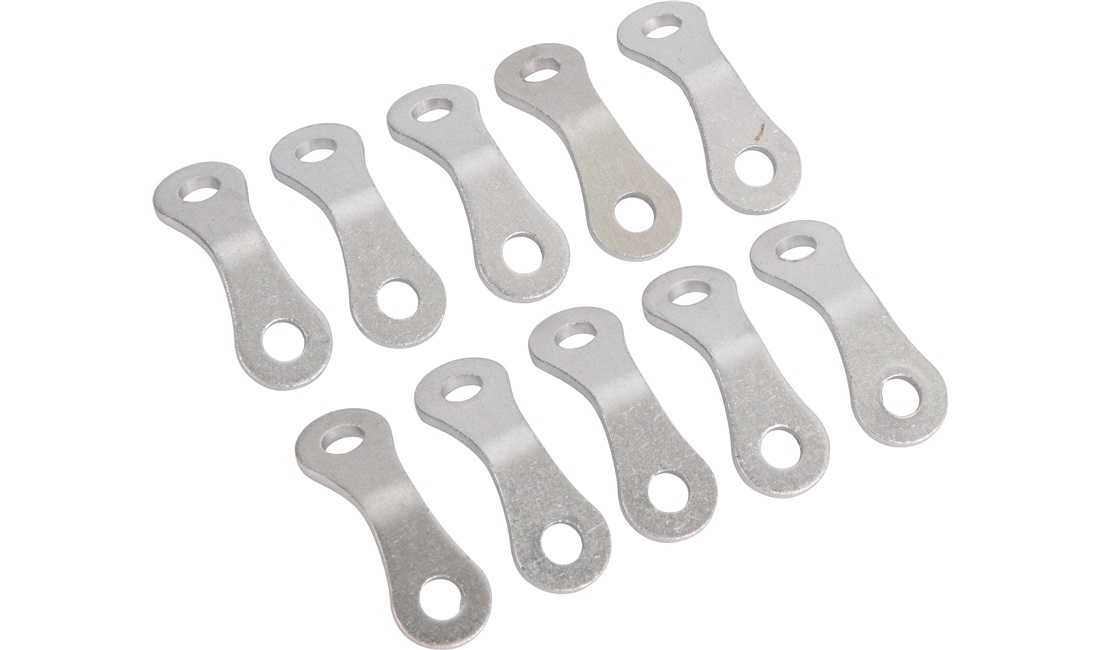 Bardun strammere 2 huls, 3,5cm,Alu.10stk