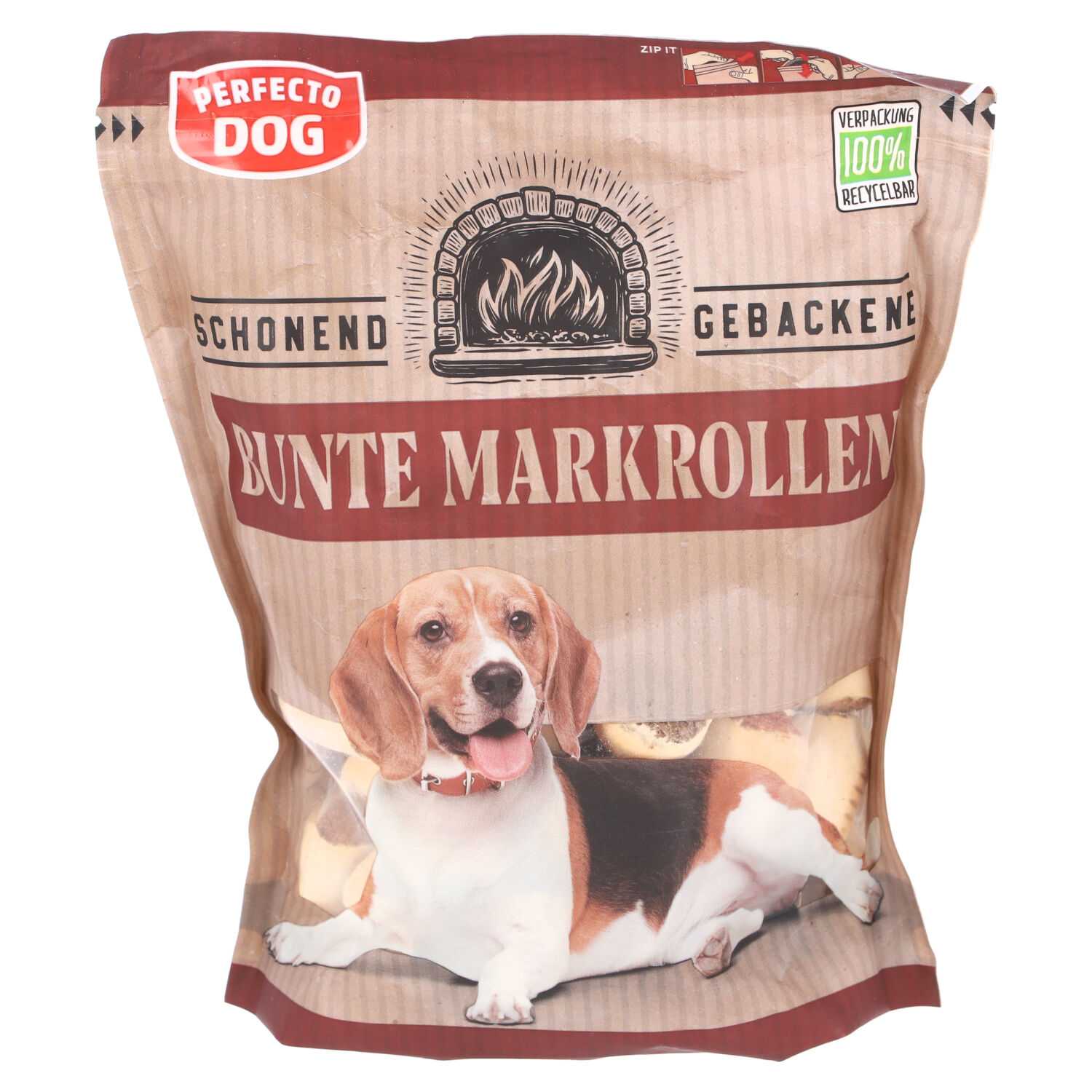 Hundesnack Bunte Markrollen