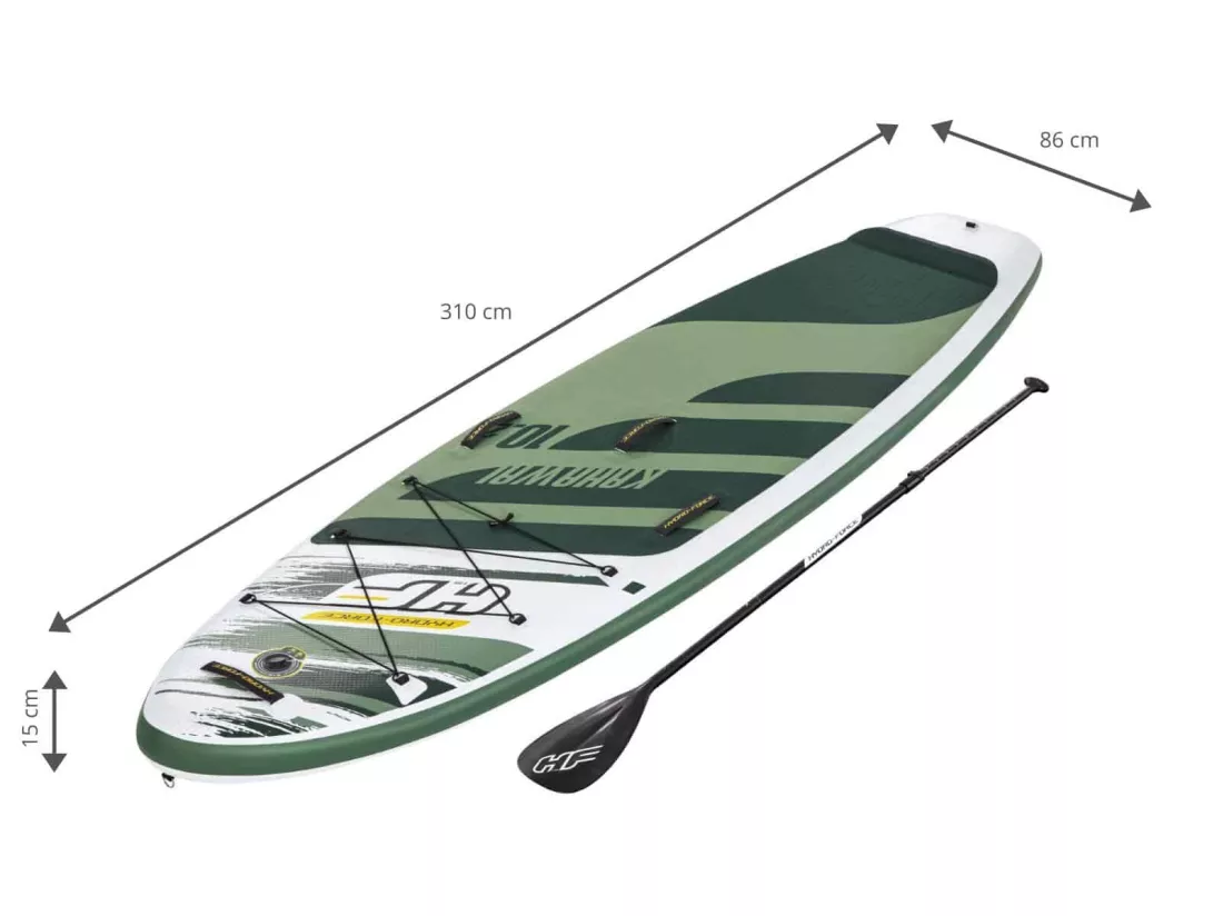 Planche Paddle Surf Gonflable Bestway Hydro-Force Kahawai 310x86x15 cm Pagaie, Pompe et Sac
