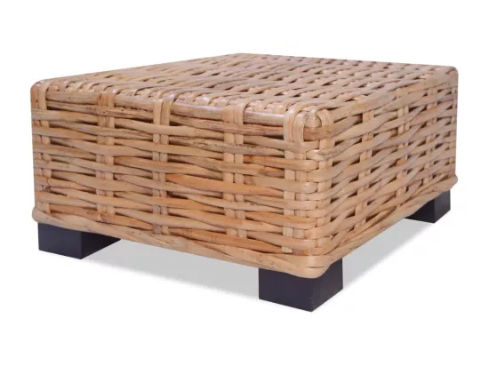 NETTLIFE Ensemble de canapés 16 pcs Rotin naturel